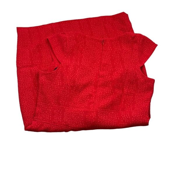 Marc New York Andrew Marc Tone on Tone Animal Print Shift Dress Women's Size 14 - Picture 4 of 8